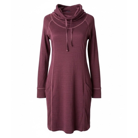 KUHL Lea Sweater Dress Size Small ~ red / purple color - Picture 4 of 8